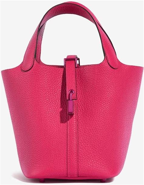 hermes pink picotin|hermes picotin lock 18cm.